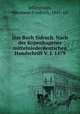 Das Buch Sidrach. Nach der Kopenhagener mittelniederdeutschen Handschrift V. J. 1479, Jellinghaus, Hermann Friedrich, 1847- ed 