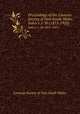 Proceedings of the Linnean Society of New South Wales. Index v.1-50 (1875-1925), Linnean Society of New South Wales 