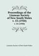 Proceedings of the Linnean Society of New South Wales. v. 55 (1930), Linnean Society of New South Wales 