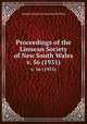 Proceedings of the Linnean Society of New South Wales. v. 56 (1931), Linnean Society of New South Wales 
