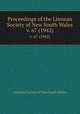 Proceedings of the Linnean Society of New South Wales. v. 67 (1942), Linnean Society of New South Wales 