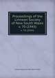 Proceedings of the Linnean Society of New South Wales. v. 70 (1945), Linnean Society of New South Wales 