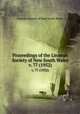 Proceedings of the Linnean Society of New South Wales. v. 77 (1952), Linnean Society of New South Wales 