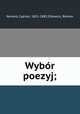 Wybor poezyj;, Norwid, Cyprian, 1821-1883,Zrbowicz, Roman 