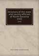 Directory of the state and county officials of North Carolina. 1945, North Carolina. Secretary of State 
