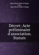 Decret: Acte preliminaire d