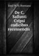 De C. Sallusti Cripsi codicibus recensendis ., Emil W. H. Brentano 