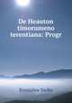 De Heauton timorumeno terentiana: Progr, Bronislaw Swiba 