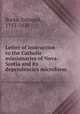 Letter of instruction to the Catholic missionaries of Nova-Scotia and its dependencies microform, Burke, Edmund, 1753-1820 