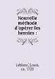 Nouvelle methode d