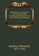 Das Neueste von gestern, kulturgeschichtlich interessante Dokumente aus alten deutschen Zeitungen. 1, Buchner, Eberhard, 1877-1933 