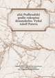 alta Podbradsky podle rukopisu draanskeho. Vydal Adolf Patera, Adolf Patera 