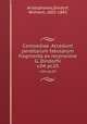 Comoediae. Accedunt perditarum fabularum fragmenta ex recensione G. Dindorfii. v.04 pt.03, Aristophanes,Dindorf, Wilhelm, 1802-1883 