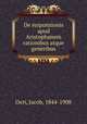 De responsionis apud Aristophanem rationibus atque generibus, Oeri, Jacob, 1844-1908 