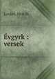 Evgyrk : versek, Lenkei, Henrik 