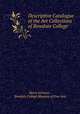 Descriptive Catalogue of the Art Collections of Bowdoin College, Henry Johnson , Bowdoin College Museum of Fine Arts 