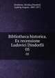 Bibliotheca historica. Ex recensione Ludovici Dindorfii. 05, Diodorus, Siculus,Dinsdorf, Ludwig August, 1805-1871 