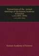 Transactions of the . annual meetings of the Kansas Academy of Science. v.14 (1893-1894), Kansas Academy of Science 