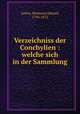 Verzeichniss der Conchylien : welche sich in der Sammlung, Anton, Hermann Eduard, 1794-1872 