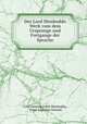 Des Lord Monboddo Werk vom dem Ursprunge und Fortgange der Sprache, Lord James Burnett Monboddo, Ernst Augustus Schmid 