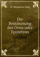 Die Bestimmung des Onos oder Epinetron, Margarete Lang 