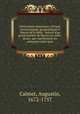 Dictionnaire historique, critique, chronologique, geographique et litteral de la Bible : enrichi d