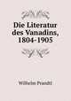 Die Literatur des Vanadins, 1804-1905, Wilhelm Prandtl 