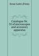Catalogue Nr. 35 of microscopes and accessory apparatus, Ernst Leitz (Firm) 