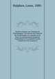 Etudes critiques sur l