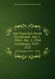 San Francisco Death Certificates July 1, 1904 - Dec. 1, 1904. Certificates 1019 - 1325, San Francisco Department of Public Health 