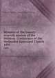 Minutes of the twenty-seventh session of the Holston Conference of the Methodist Episcopal Church. 1891, Methodist Episcopal Church. Holston Conference 