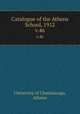 Catalogue of the Athens School, 1912. v.46, University of Chattanooga, Athens 