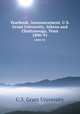 Yearbook. Announcement. U.S. Grant University, Athens and Chattanooga, Tenn.. 1890-91, U,S. Grant University 