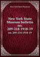 New York State Museum bulletin. no. 209-218 1918-19, New York State Museum 