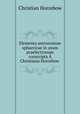 Elementa astronomiae sphaericae in usum praelectionum conscripta A Christiano Horrebow ., Christian Horrebow 