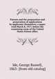 Patents and the preparation and prosecution of applications by applicants themselves; a paper read March 8, 1917, before the examining corps of the United States Patent office, Ide, George Russell, 1863- [from old catalog] 