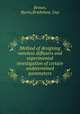 Method of designing vaneless diffusers and experimental investigation of certain undetermined parameters, Brown, Byron,Bradshaw, Guy 