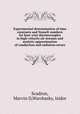 Experimental determination of time constants and Nusselt numbers for bare-wire thermocouples in high-velocity air streams and analytic approximation of conduction and radiation errors, Scadron, Marvin D,Warshasky, Isidor 