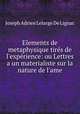 Elements de metaphysique tires de l