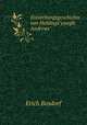 Entstehungsgeschichte von Fieldings"joseph Andrews"., Erich Bosdorf 