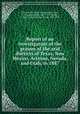 Report of an investigation of the grasses of the arid districts of Texas, New Mexico, Arizona, Nevada, and Utah, in 1887, United States.Dept. of Agriculture,Tracy, S. M.(Samuel Mills),1847-1920,Nealley, George C,Pool, J,Vasey, George,1822-1893 