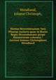 Hortus Herrenhusanus ?seu Plantae rariores quae in Horto Regio Herrenhusano prope Hannoveram coluntur /Auctore Ioanne Christophoro Wendland., Wendland, Johann Christoph, 