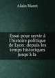 Essai pour servir a l