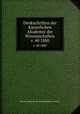 Denkschriften der Kaiserlichen Akademie der Wissenschaften.. v. 40 1880, Kaiserl. Akademie der Wissenschaften in Wien. 