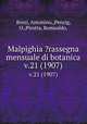 Malpighia ?rassegna mensuale di botanica.. v.21 (1907), Borzi, Antonino,,Penzig, O.,Pirotta, Romualdo, 