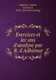 Exercices et lec?ons d