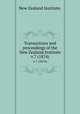 Transactions and proceedings of the New Zealand Institute.. v.7 (1874), New Zealand Institute. 