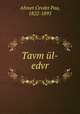 Tavm ul-edvr, Ahmet Cevdet Paa, 1822-1895 