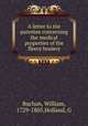 A letter to the patentee concerning the medical properties of the fleecy hosiery, Buchan, William, 1729-1805,Holland, G 