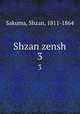 Shzan zensh. 3, Sakuma, Shzan, 1811-1864 